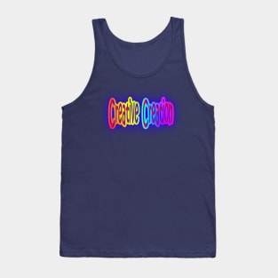 Creative Creation Neon & Rainbow Colors Tank Top